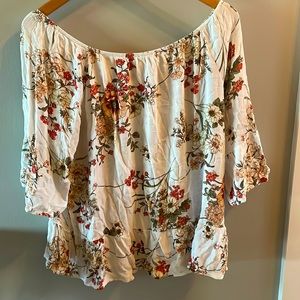 Unknown brand, XL floral blouse